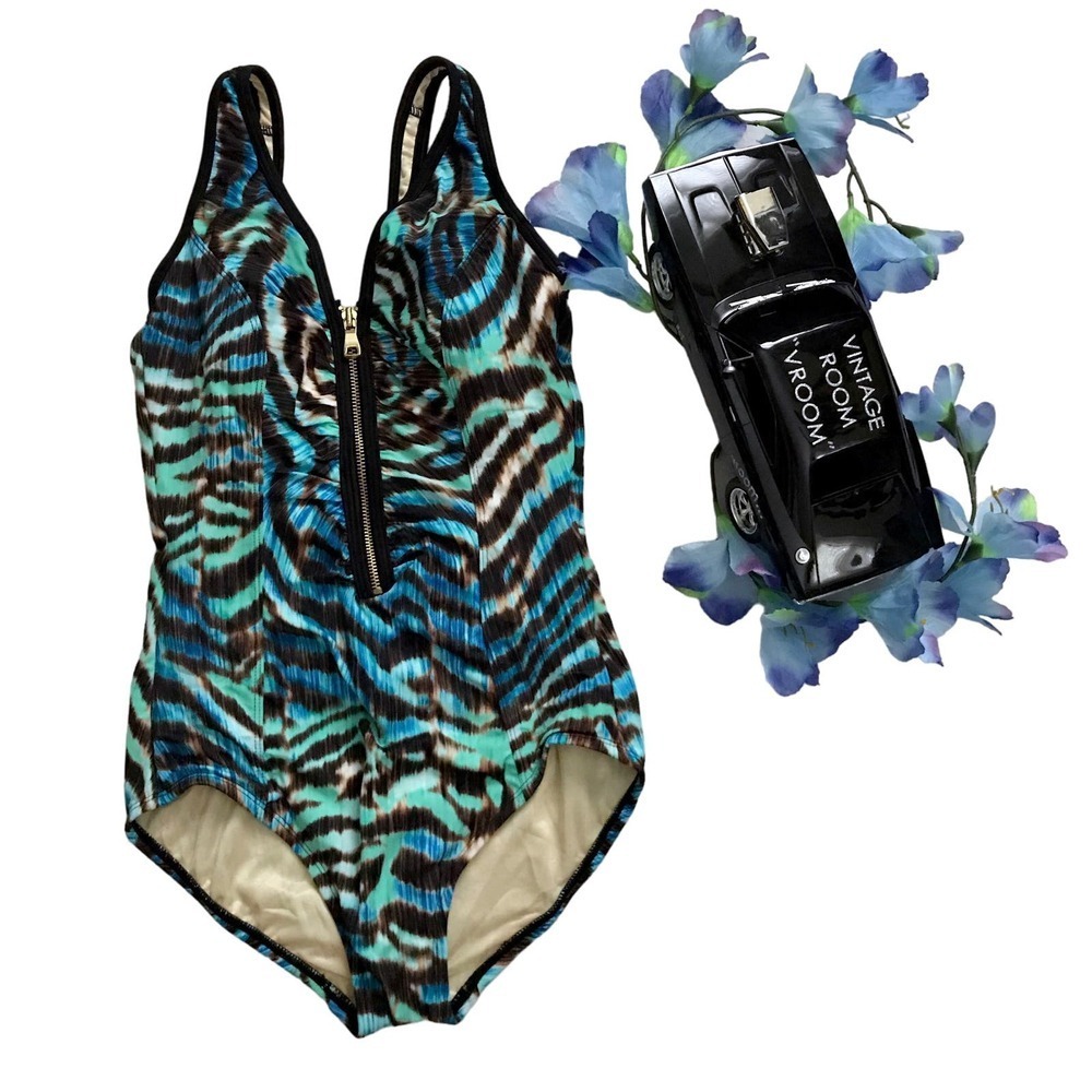 Coastal Blue NWOT One Piece Swim Suit Women M